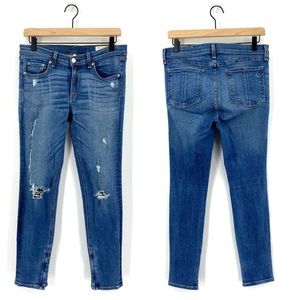 Rag & Bone Zipper Capri in Shredded Size 29